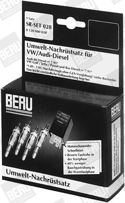 Picture of Retrofit Kit, quick-start glow plug system - BorgWarner (BERU) - SR028