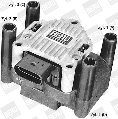 Picture of Ignition Coil - BorgWarner (BERU) - ZSE003