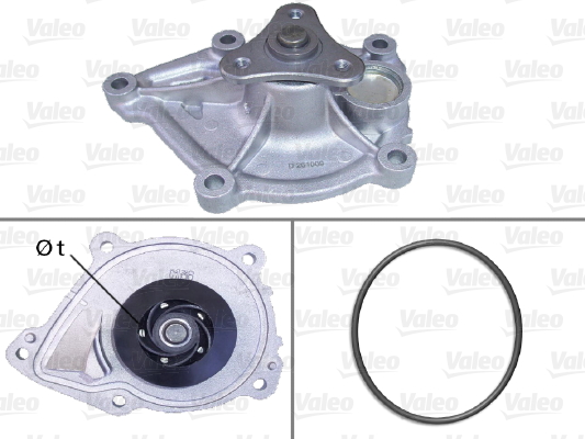 Image de Pompe à eau, refroidissement du moteur - VALEO - 506914