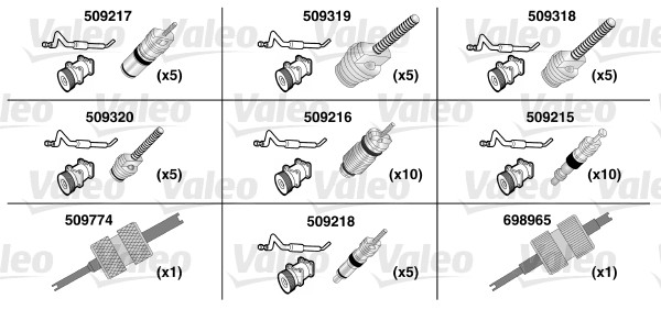 SET ZA POPRAVKU O-PRSTENOVA - VALEO - 509735