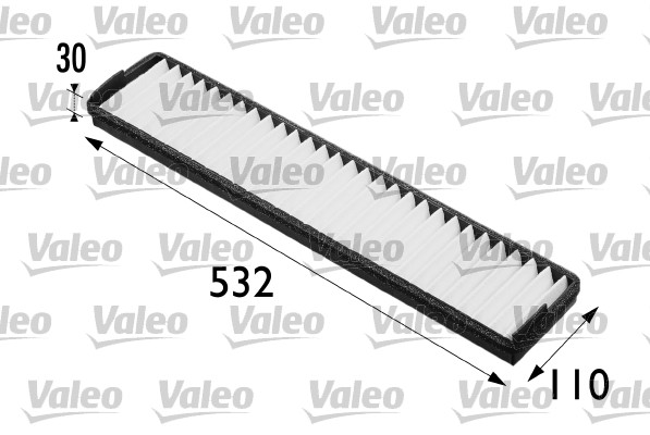 Slika VALEO - 698168 - Filter, vazduh unutrašnjeg prostora (Grejanje/ventilacija)
