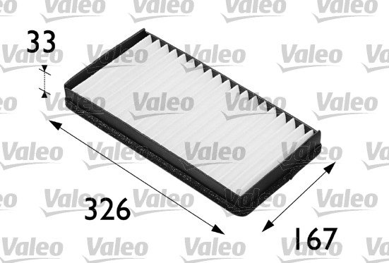 Slika VALEO - 698203 - Filter, vazduh unutrašnjeg prostora (Grejanje/ventilacija)