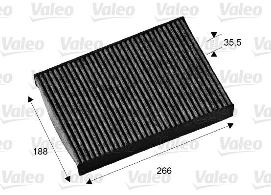 Slika VALEO - 715673 - Filter, vazduh unutrašnjeg prostora (Grejanje/ventilacija)