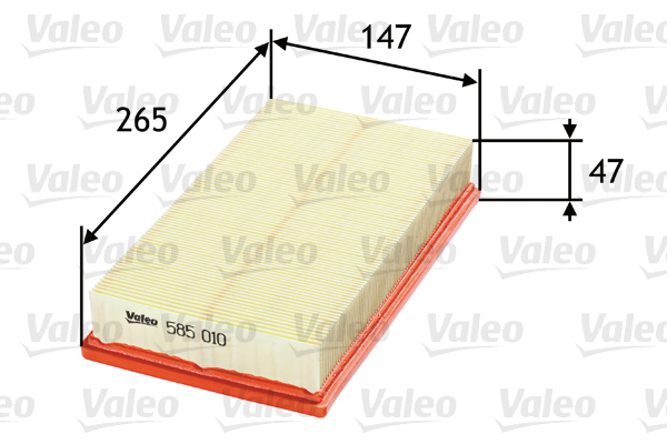 VALEO - 585010 - Filter za vazduh (Sistem za dovod vazduha)