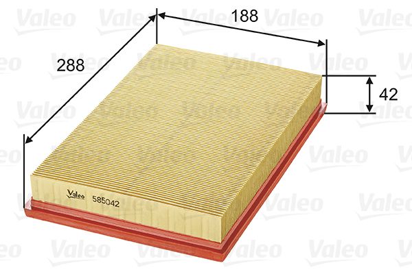 Image de Filtre à air - VALEO - 585042