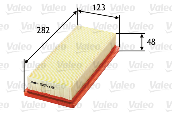 VALEO - 585081 - Filter za vazduh (Sistem za dovod vazduha)