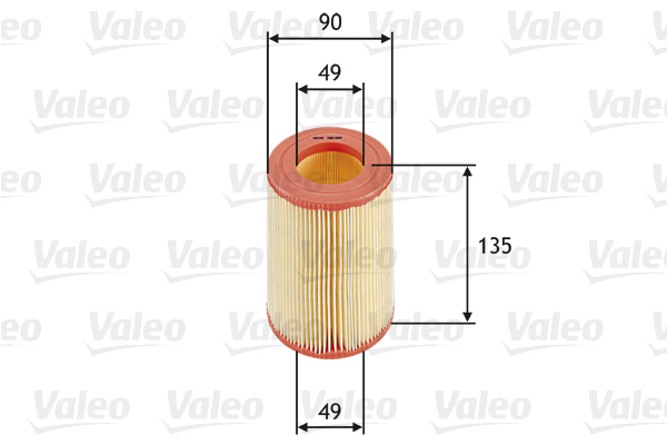 Slika VALEO - 585660 - Filter za vazduh (Sistem za dovod vazduha)