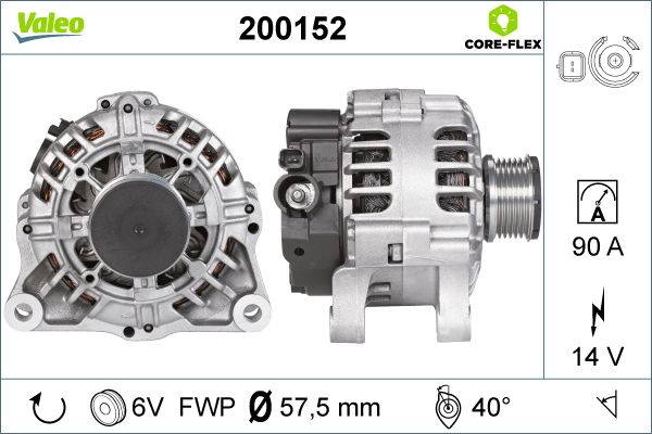 Image de Alternateur - VALEO - 200152