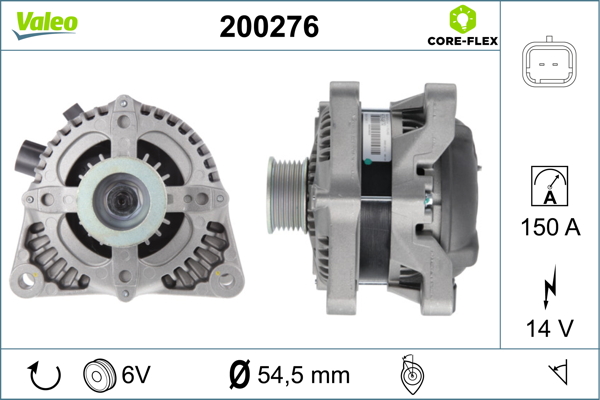 Image de Alternateur - VALEO - 200276