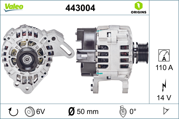 Image de Alternateur - VALEO - 443004
