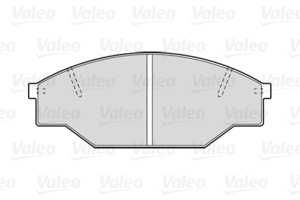 Image de Kit de plaquettes de frein, frein à disque - VALEO - 301402