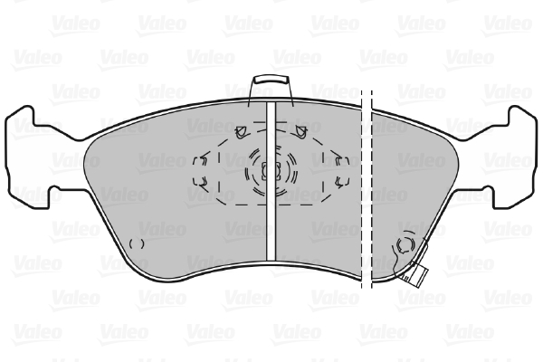 Image de Kit de plaquettes de frein, frein à disque - VALEO - 598478