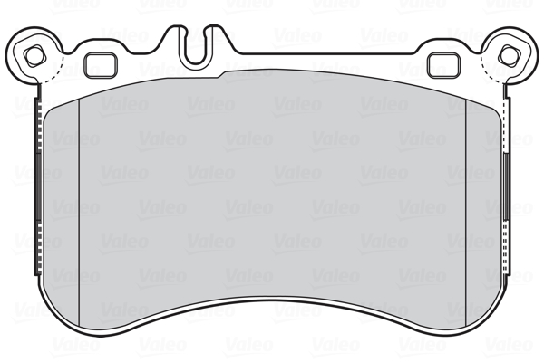 Image de Kit de plaquettes de frein, frein à disque - VALEO - 302302