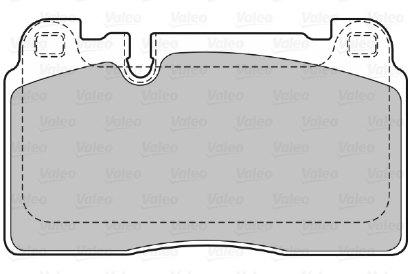 Image de Kit de plaquettes de frein, frein à disque - VALEO - 601467