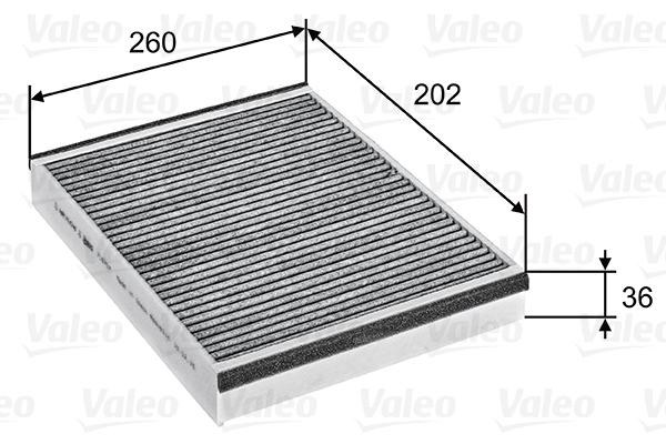 VALEO - 715757 - Filter, vazduh unutrašnjeg prostora (Grejanje/ventilacija)