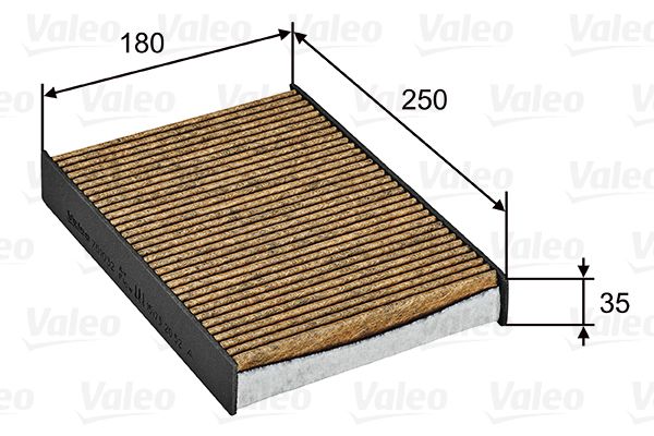 Image de Filtre, air de l'habitacle - VALEO - 701032