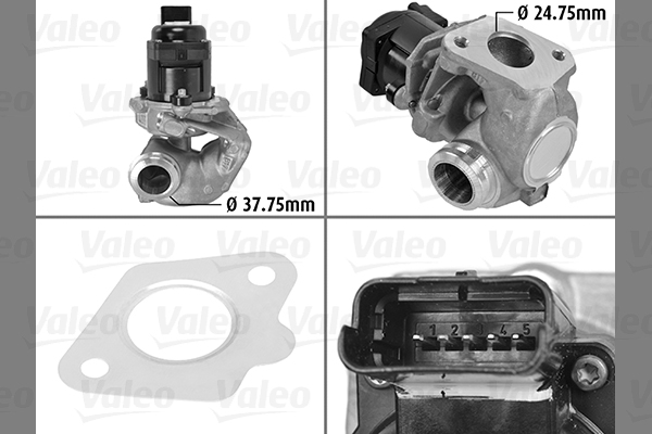 Picture of VALEO - 700414 - EGR Valve (Exhaust Gas Recirculation (EGR))