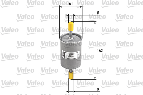 Slika VALEO - 587008 - Filter za gorivo (Sistem za dovod goriva)