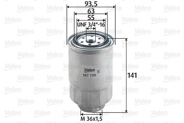 VALEO - 587709 - Filter za gorivo (Sistem za dovod goriva)