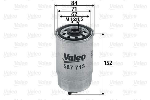 VALEO - 587713 - Filter za gorivo (Sistem za dovod goriva)