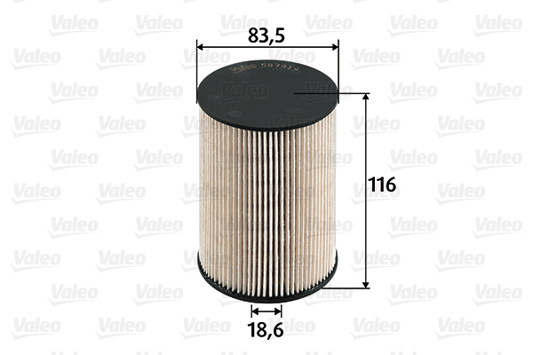 VALEO - 587919 - Filter za gorivo (Sistem za dovod goriva)