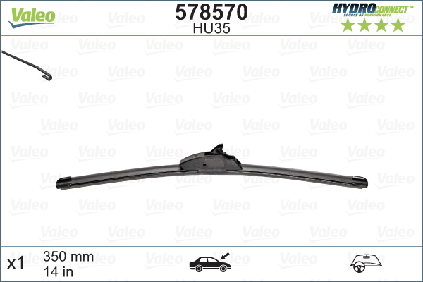 Image de Balai d'essuie-glace - VALEO - 578570