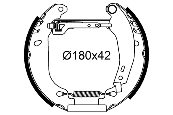 Picture of Brake Shoe Set - VALEO - 554979