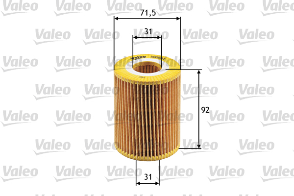 Slika VALEO - 586504 - Filter za ulje (Podmazivanje)