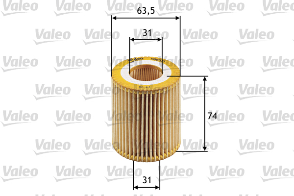 Slika VALEO - 586510 - Filter za ulje (Podmazivanje)