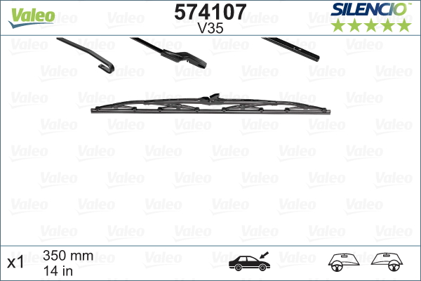 Picture of VALEO - 574107 - Wiper Blade (Window Cleaning)