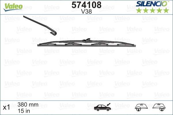 Picture of VALEO - 574108 - Wiper Blade (Window Cleaning)