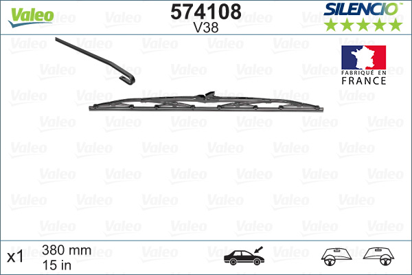 Picture of VALEO - 574108 - Wiper Blade (Window Cleaning)