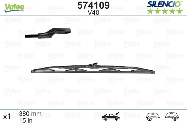 Picture of VALEO - 574109 - Wiper Blade (Window Cleaning)