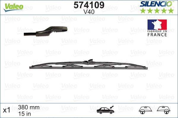 Picture of VALEO - 574109 - Wiper Blade (Window Cleaning)