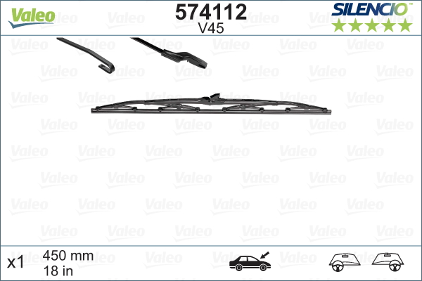 Picture of VALEO - 574112 - Wiper Blade (Window Cleaning)