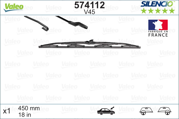 Picture of VALEO - 574112 - Wiper Blade (Window Cleaning)