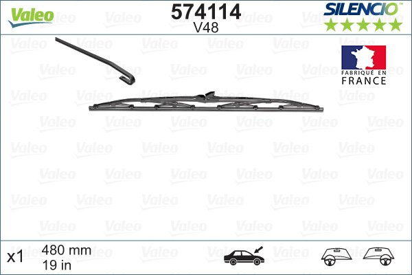 Picture of VALEO - 574114 - Wiper Blade (Window Cleaning)