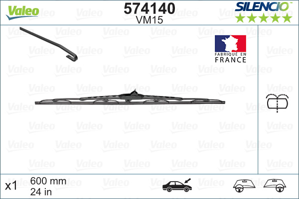 Picture of VALEO - 574140 - Wiper Blade (Window Cleaning)