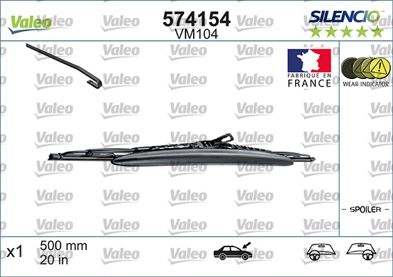 Picture of VALEO - 574154 - Wiper Blade (Window Cleaning)