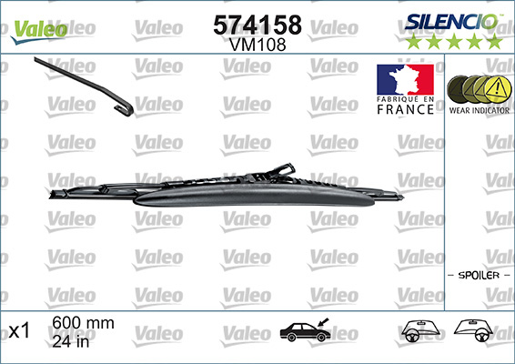 Image de Balai d'essuie-glace - VALEO - 574158