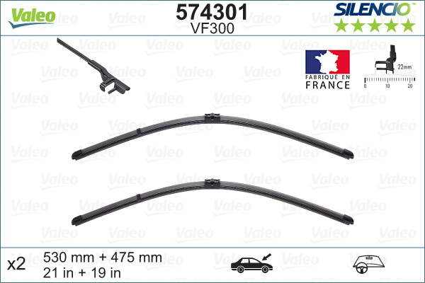 Image de Balai d'essuie-glace - VALEO - 574301