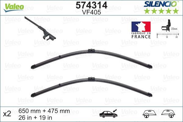 Picture of VALEO - 574314 - Wiper Blade (Window Cleaning)