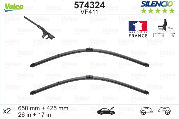 Picture of VALEO - 574324 - Wiper Blade (Window Cleaning)