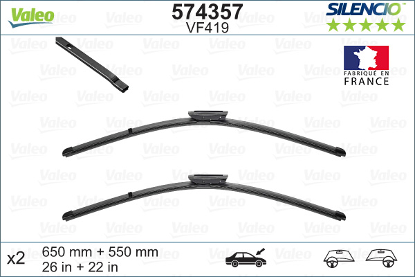 Picture of VALEO - 574357 - Wiper Blade (Window Cleaning)