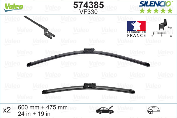 Image de Balai d'essuie-glace - VALEO - 574385
