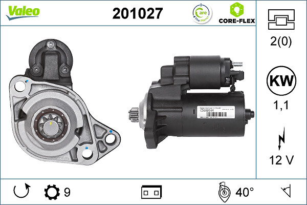 Image de Démarreur - VALEO - 201027