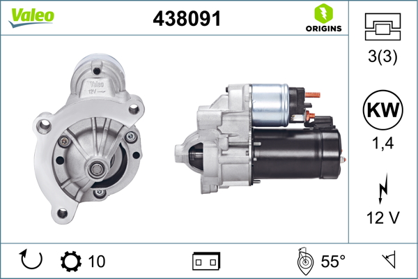 Image de Démarreur - VALEO - 438091