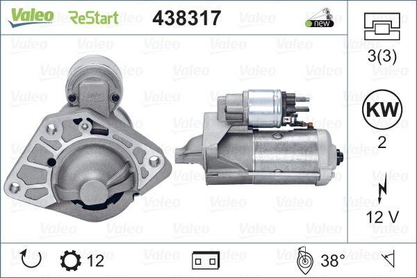 Image de Démarreur - VALEO - 438317