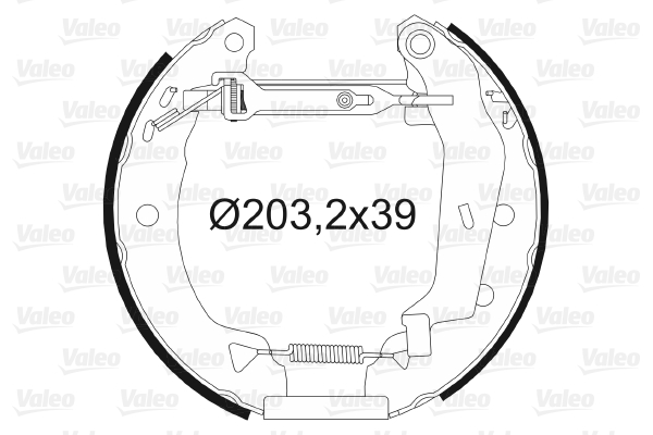 Picture of Brake Shoe Set - VALEO - 554783