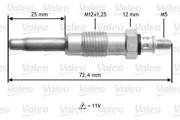 Image de Bougie de préchauffage - VALEO - 345100